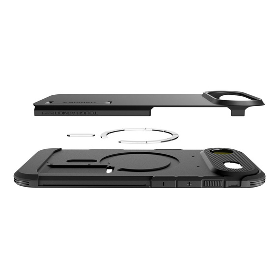 Spigen puzdro pre iPhone Air, Tough Armor T MagSafe, čierne