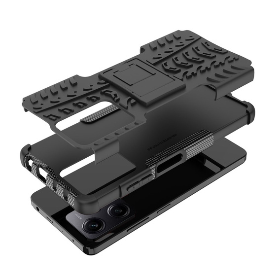 Obal na mobil pre Xiaomi POCO X5 Pro 5G, Tire Armor, čierne