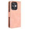 Klapkové puzdro pre Oppo A40 / Oppo A40m, Card Slot, ružové