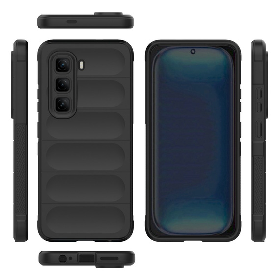 Obal na mobil pre Infinix Hot 50 Pro 4G, Gaming Shockproof, čierne