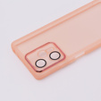 Obal na mobil pre Xiaomi Poco F5, Fusion Hybrid, transparentné / ružové