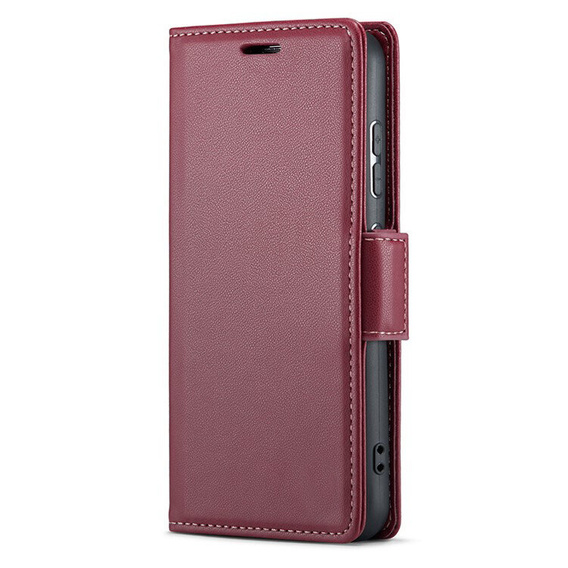 ERBORD Lesklá peňaženka Litchi s chlopňou pre Motorola Edge 60 Pro