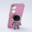 Obal na mobil pre Oppo A98 5G, Astronaut, fialové