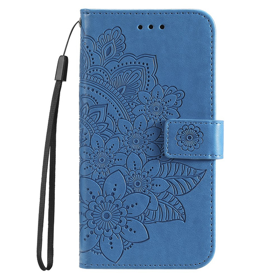 Klapkové puzdro pre Xiaomi Redmi Note 12 4G, Mandala Flower, modré