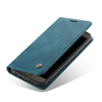 CASEME puzdro pre Samsung Galaxy S7, Leather Wallet Case, modré