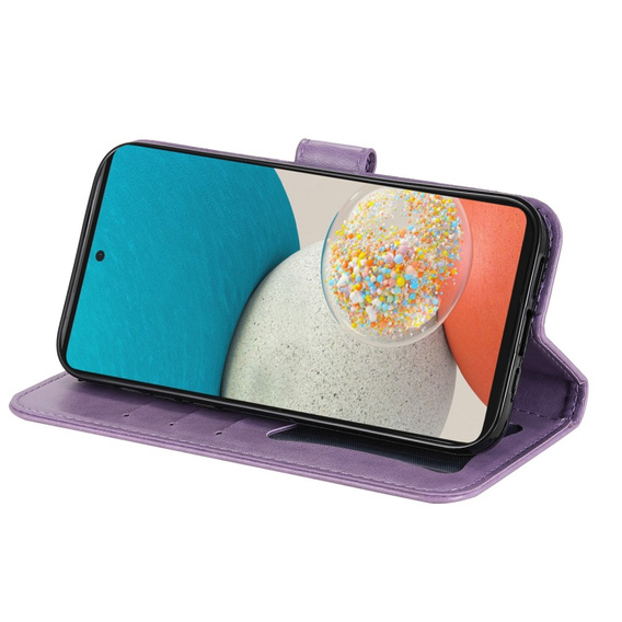Klapkové puzdro pre Samsung Galaxy A53 5G, Mandala Flower, fialové