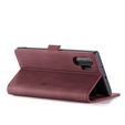 CASEME puzdro pre Samsung Galaxy Note 10 Plus/5G, Leather Wallet Case, červené