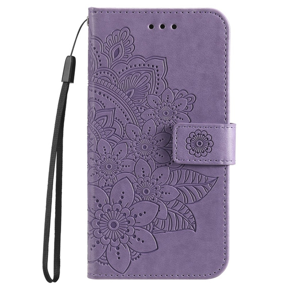 Klapkové puzdro pre Xiaomi Redmi 13C / Poco C65, Mandala Flower, fialové