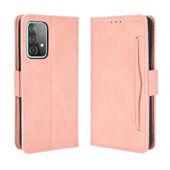 Klapkové puzdro pre Samsung Galaxy A72 5G, Card Slot, ružové