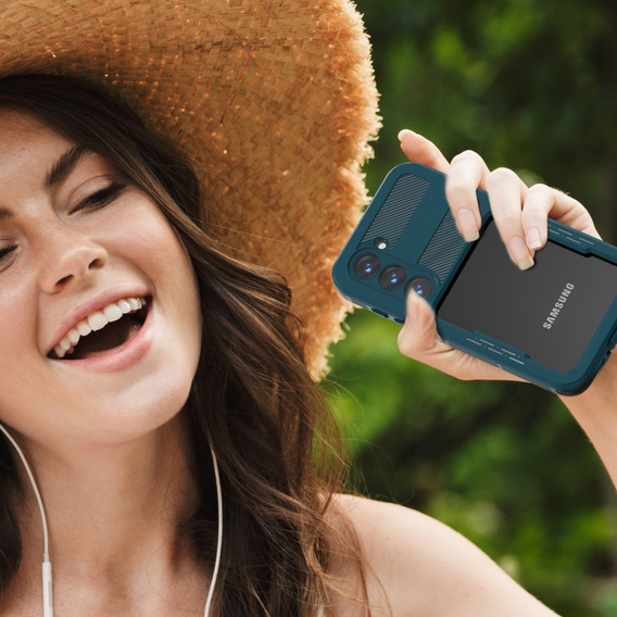 Vodotesné puzdro IP68 pre Samsung Galaxy S23 Plus, zelený