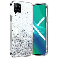 Obal na mobil pre Samsung Galaxy A42 5G, Glittery, priehľadné