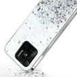 Obal na mobil pre Xiaomi Redmi 10C, Glittery, priehľadné