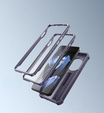 Obrnené puzdro pre OnePlus 13, Dexnor Full Body (Two Frames), fialové