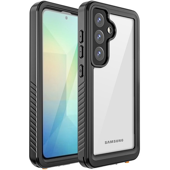 Vodotesné puzdro IP68 pre Samsung Galaxy S25, čierne