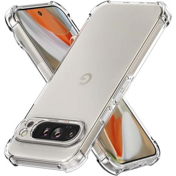 Obal na mobil pre Google Pixel 9 Pro XL, Dropproof, priehľadné
