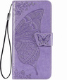Klapkové puzdro pre Infinix Hot 50 4G, Butterfly, fialové