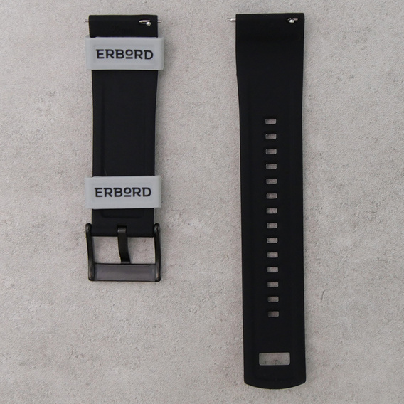 ERBORD Univerzálny 22 mm silikónový remienok
