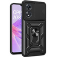 Obal na mobil pre Oppo A78 5G, CamShield Slide, čierne