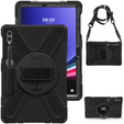 Puzdro pre Samsung Galaxy Tab S9 FE+ / S9+ / S8+ / S7+, pancierované ochranné, čierne