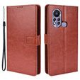 Klapkové puzdro pre Infinix Hot 11s, Crazy Horse Wallet, hnedé
