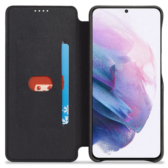 Klapkové puzdro pre Samsung Galaxy S22+ Plus 5G, LC.IMEEKE, čierne