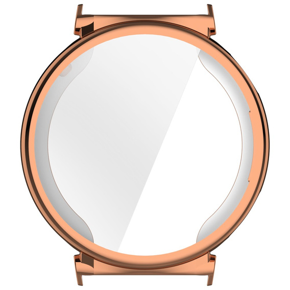 Puzdro 2v1 s ochranou displeja pre Huawei Watch GT 5 Pro 42mm, ružové rose gold 