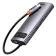 Kovová dokovacia stanica Metal Gleam Series 6 v 1 pre zariadenia USB-C