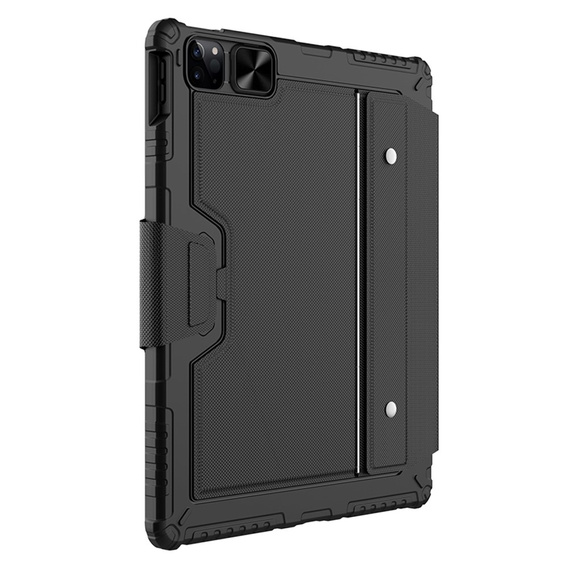 Puzdro s klávesnicou pre iPad Pro 12,9“ 2022/2021/2020 (6./5./4. generácia), NILLKIN Bumper Pen Slot, čierne