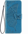 Klapkové puzdro pre Oppo Reno 12FS / 12F, Butterfly, modré