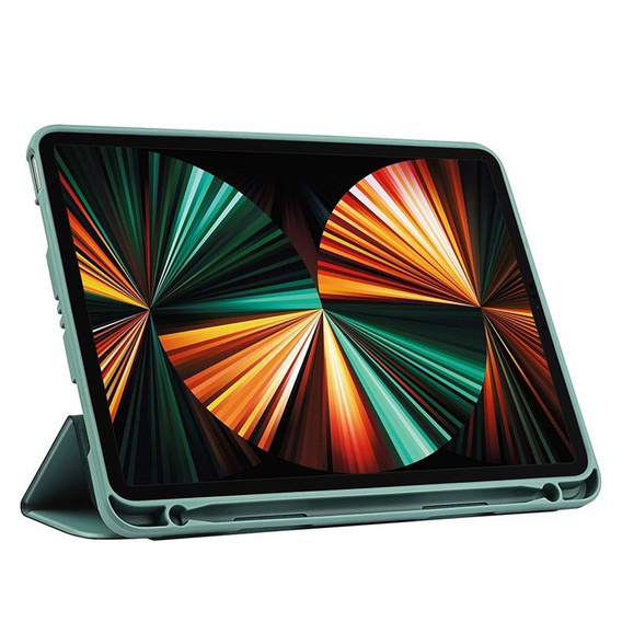 Puzdro pre iPad Pro 11 2021/2022, Smartcase s priestorom pre stylus, zelený