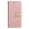 Klapkové puzdro pre Oppo A17, Mandala, ružové rose gold