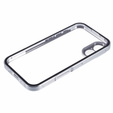 Puzdro pre iPhone 16, Magnetic Dual Glass, strieborné