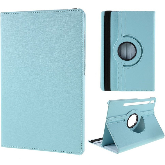 Puzdro pre Samsung Galaxy Tab S9 / S8 TB330FU 10.95", otočné o 360°, modré