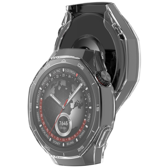 Puzdro 2v1 s ochranou displeja pre Huawei Watch GT 5 Pro 46mm, priehľadné
