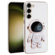 Obal na mobil pre Samsung Galaxy S23 Plus, Astronaut, biele