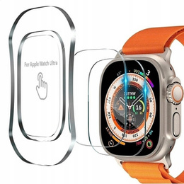 2x tvrdené sklo s montážnym rámom ERBORD pre Apple Watch Ultra 1/2/3 49 mm