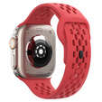 Silikónový remienok pre Apple Watch 1/2/3/4/5/6/7/8/SE/ULTRA 42/44/45/49MM, červený