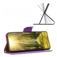 Klapkové puzdro pre Samsung Galaxy A54 5G, Wallet Litchi Magnet, fialové