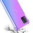 Puzdro pre Motorola Moto E13, Gradient Dropproof, Fialová / modrá
