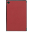 Puzdro pre Samsung Galaxy Tab A8 10.5 SM-X200 SM-X205, Smartcase, bordové