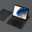 Puzdro + klávesnica Samsung Galaxy Tab A8 10.5, Leather Pen Slot, čierne
