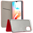 Puzdro pre Xiaomi Redmi Note 12s, Smart Magnet, červené + 9H sklo