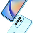 Obal na mobil pre Samsung Galaxy A34 5G, Electro heart, modré