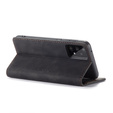 CASEME puzdro pre Samsung Galaxy A53 5G, Leather Wallet Case, čierne