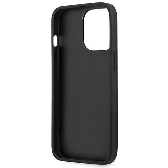 GUESS Obal na mobil pre iPhone 14 Pro, 4G Big Metal Logo, sivé