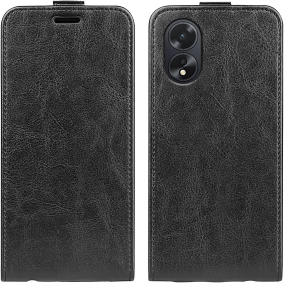 Klapkové puzdro pre Oppo A38 4G / Oppo A18 4G, Flip, čierne