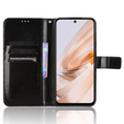 Klapkové puzdro pre Xiaomi Redmi 13, Crazy Horse Wallet, čierne