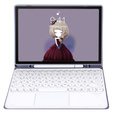 Puzdro + klávesnica Samsung Galaxy Tab S6 Lite 2020 P610/P615 / S6 Lite 2022 10.4, Touchpad Pen Slot, fialové