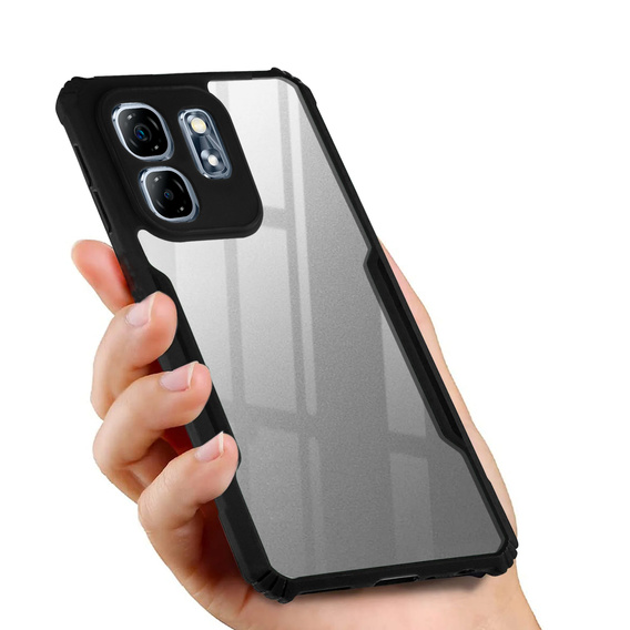 Obal na mobil pre Infinix Hot 50i 4G, AntiDrop Hybrid, čierne