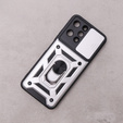 Obal na mobil pre Xiaomi Redmi 12, CamShield Slide, strieborné